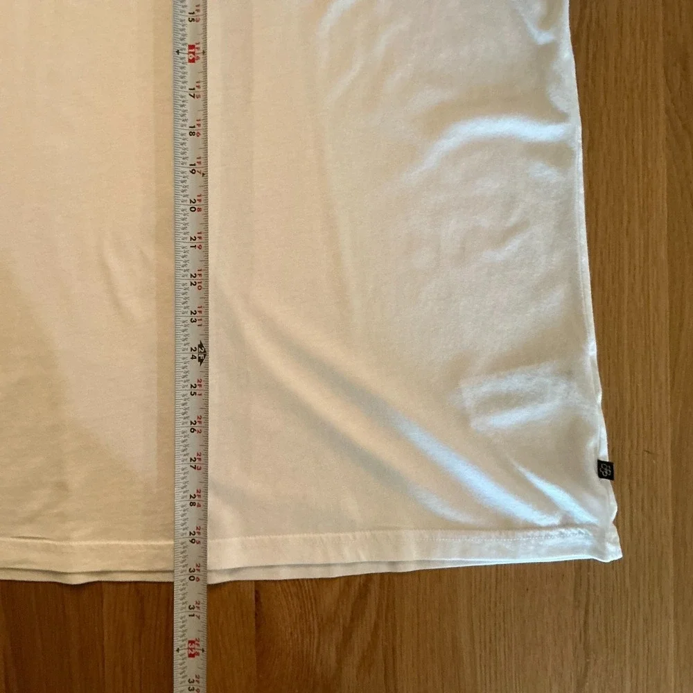 Ted Baker London Polo Shirt Mens XL White‎ Cotton Modal Short Sleeve Designer